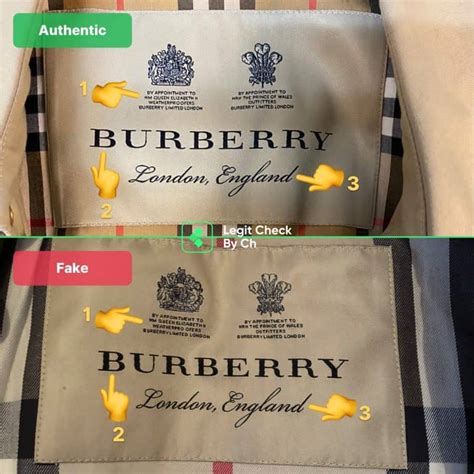 burberry coat tag|authentic burberry labels.